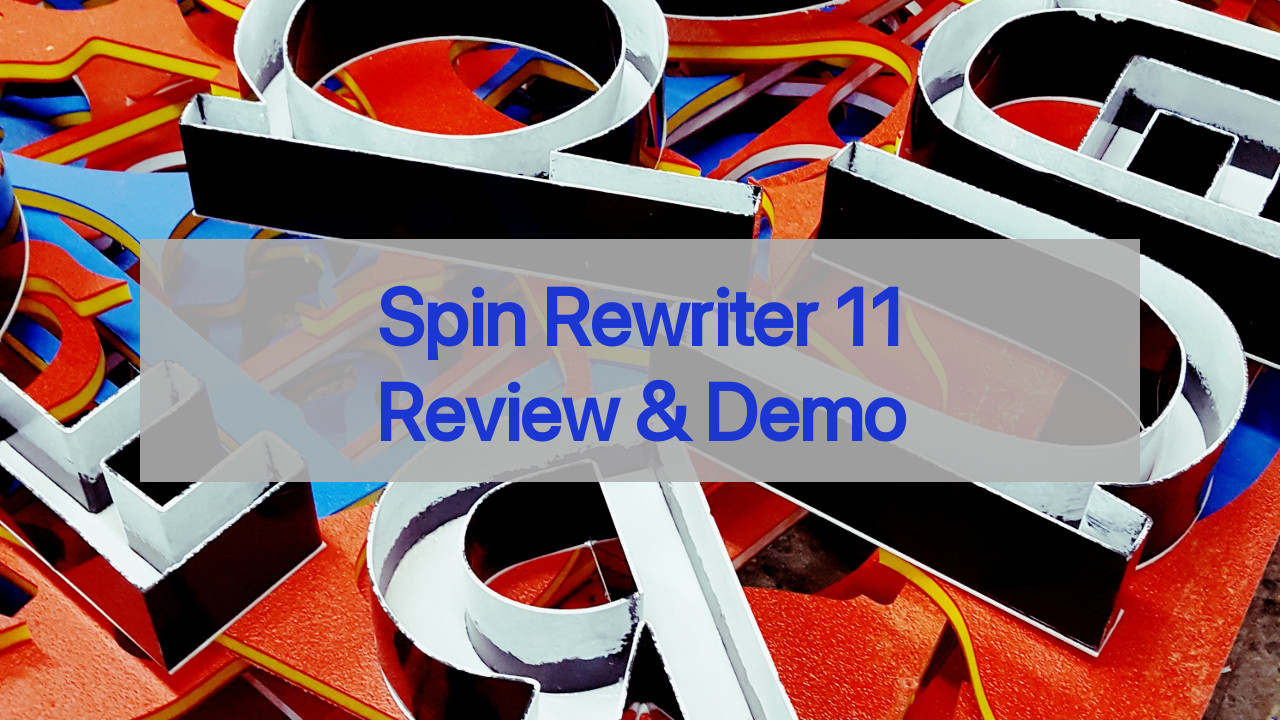 Spin Rewriter 11 Review 2020 Short Tutorial On Spinning Articles