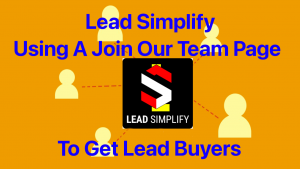 lead simplify join our team page