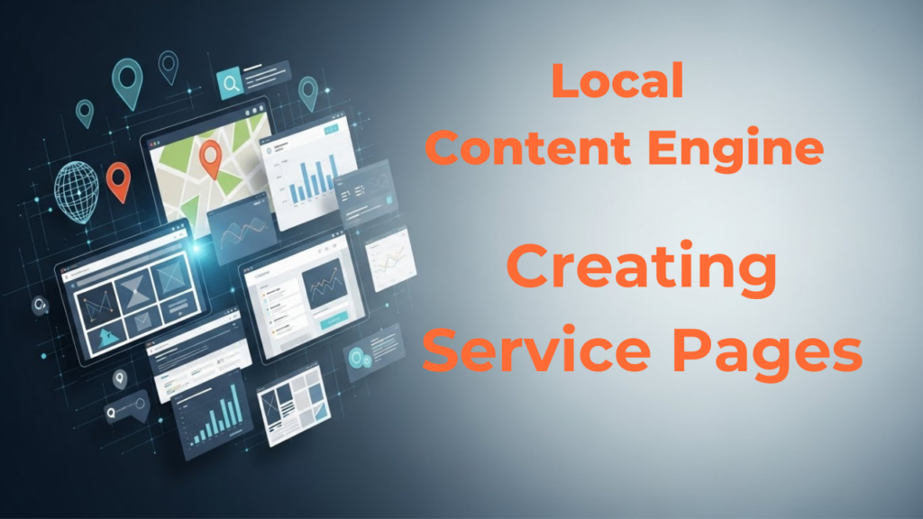 Local content engine creating service pages for your site