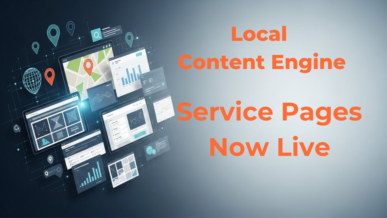 Local Content Engine Service Pages Now Live