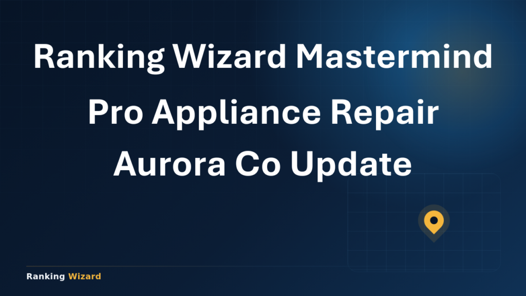Pro Appliance Repair Aurora CO - Update